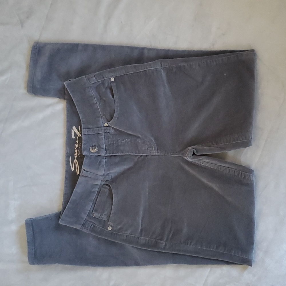 Seven7 High Rise Uncut Wale Corduroy Skinny Pants